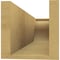 Ekena Millwork 6in. W x 6in. H x 24in. L Del Monte Woodgrain TimberThane Rafter Tail, Primed Tan RFTUR06X06X24DELRCPR - alternate 2